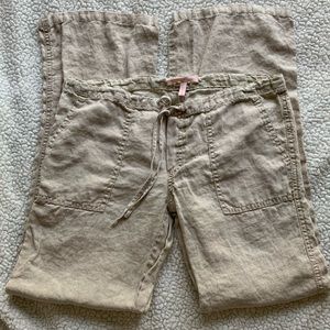 Victoria Secret Linen Beach Pants